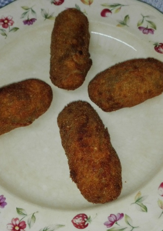 Una foto de Croquetas de gambas al ajillo