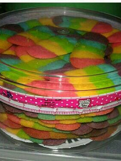 Foto resep Lidah kucing rainbow