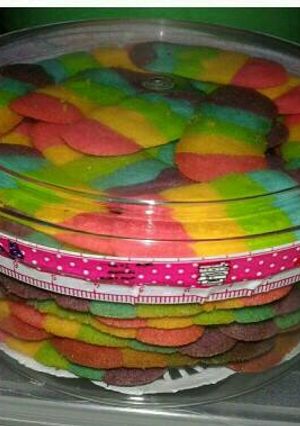 Foto resep Lidah kucing rainbow