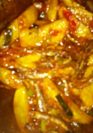 Foto resep Balado Teri Kentang