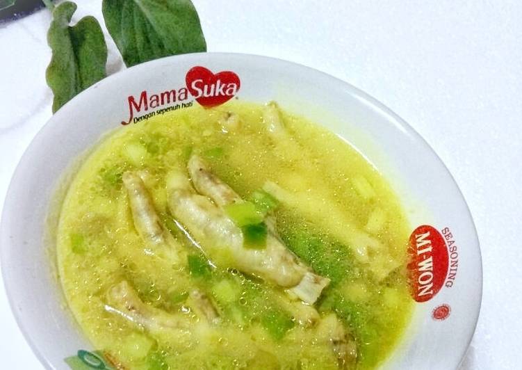 Cara Gampang Membuat Soto ceker ayam, Sempurna