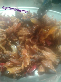 Foto resep Suwir Tongkol Pedas Mirip Cakalang Fufu Rabe Rica Manado