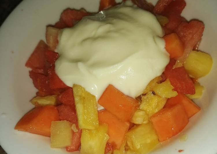 Step-by-Step Guide to Prepare Perfect Creamy fruit salad