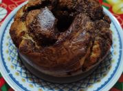 Una foto de torta marmolada de chocolate