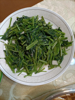 蒜炒空心菜 的食譜成品照片