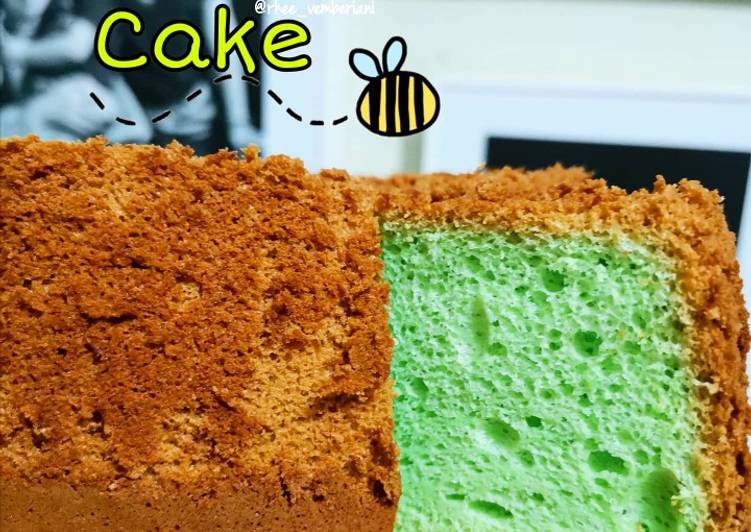 Bagaimana Membuat Pandan Chiffon Cake (Kue Sponge Pandan), Lezat