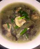 Miến nấu thịt gà (miến nấu lòng gà)