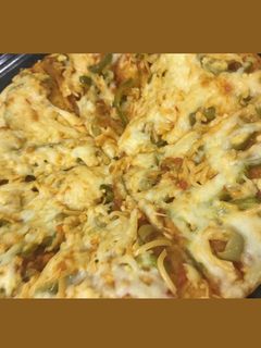 صورة لوصفة بيتزا 🍕