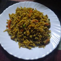 A picture of Vegetable pulao.