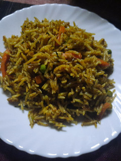 A picture of Vegetable pulao.