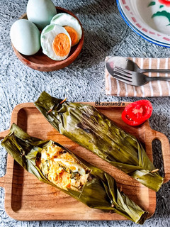 Foto resep Pepes Tahu Telor Asin