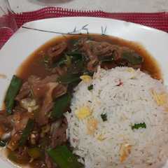 Una foto de Carne mongoliana