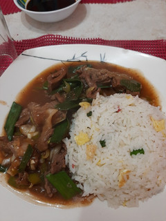 Una foto de Carne mongoliana