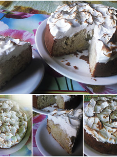 Una foto de Torta húmeda de manzanas y merengue😋 #RecetasConAmigos