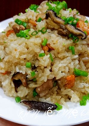 Hình của món Xôi mặn kiểu Đài Loan.