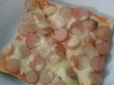 Pizza roti tawar simple