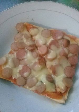 Foto resep Pizza roti tawar simple