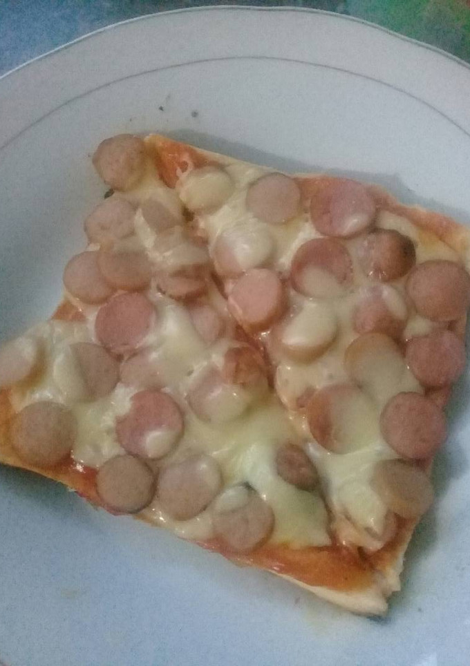 Foto resep Pizza roti tawar simple