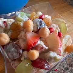 Liberty market fruit chaat A picture of Liberty market fruit chaat.