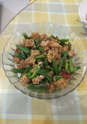 Foto resep Tumis tempe kacang panjang
