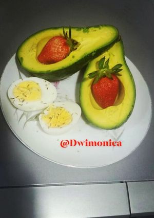 Foto resep Menu diet sarapan pagi apukat