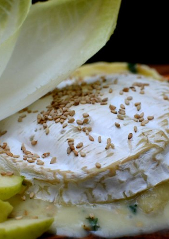 Una foto de Aperitivo de queso cremoso al vino