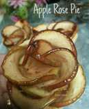Apple Rose Pie (Eggless)