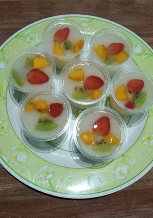 Foto resep Puding Buah