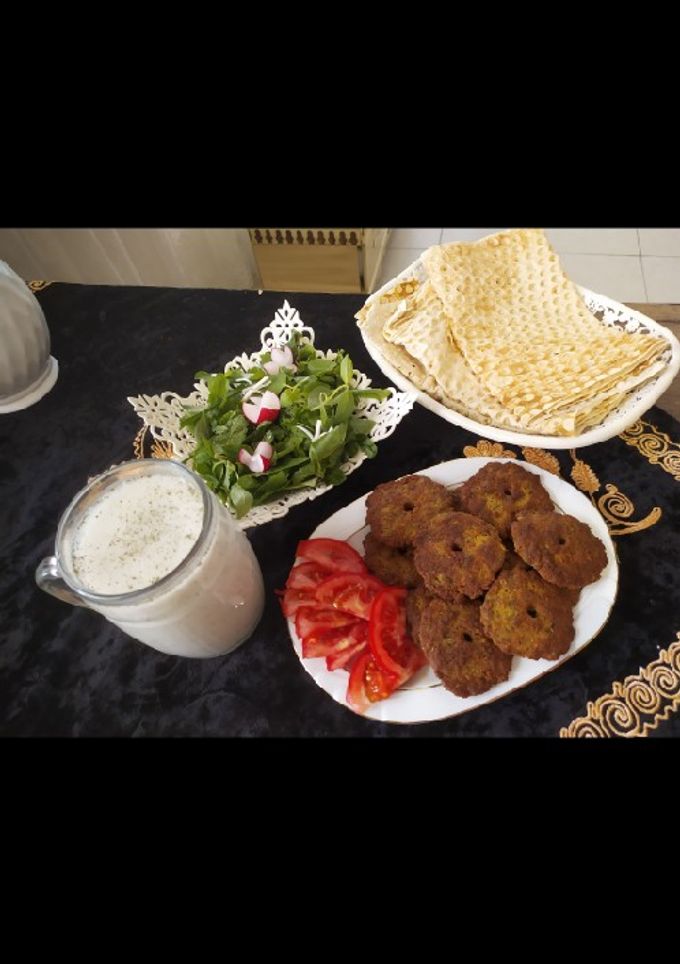 عکسی از دستور شامی کباب نخود 😋