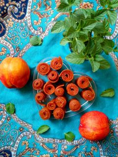 عکسی از دستور لواشک هلو و شلیل🍑🌿