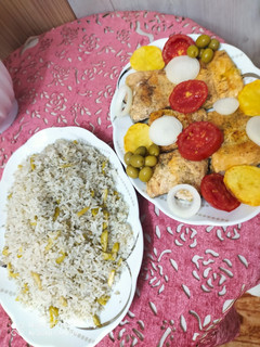 عکسی از دستور باقالی پلو با ماهی