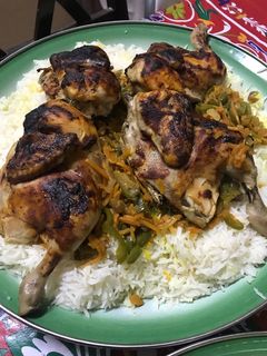 صورة لوصفة الرز المندي😋