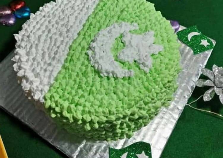 Flag cake