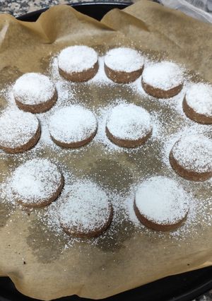 Una foto de Polvorones de chocolate fáciles