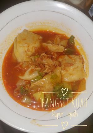 Foto resep Pangsit kuah pedes