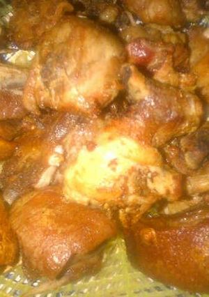 A picture of Fried Goat Meat.