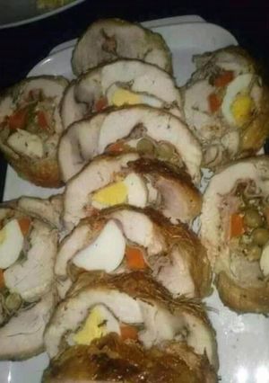 Una foto de Arrollado De Pollo