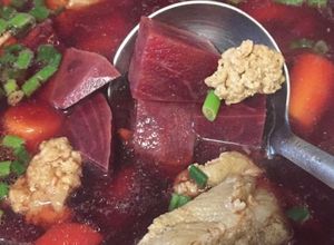 Hình của món Cơm nhà 5 - Canh la gim, cơm lười.