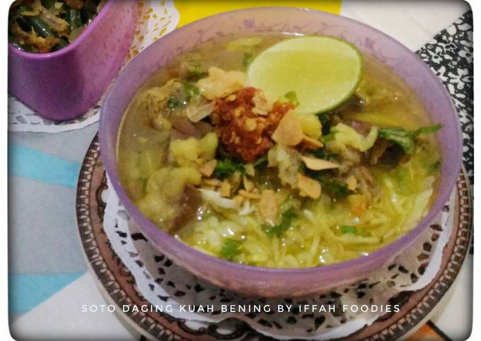 Resep Soto Daging Kuah Bening Oleh Iffah Foodies Cookpad