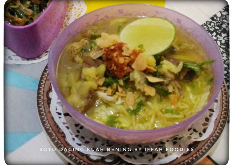 Resep Soto Daging Kuah Bening Anti Gagal