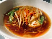 A picture of fried tofu mentsuyu