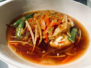 Long life & Health! Warm Soba Noodle