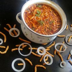 Shev bhaji A picture of Shev bhaji.