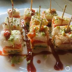 A picture of Paneer sandwich bites.