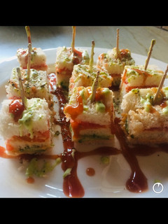 A picture of Paneer sandwich bites.