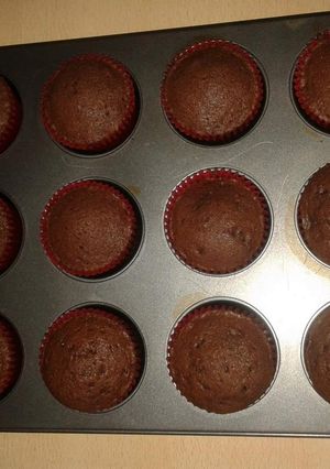 Una foto de Muffins de chocolate