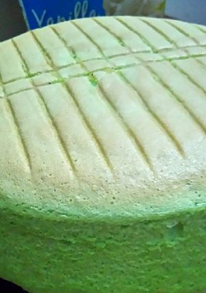 Foto resep Ogura pandan cake