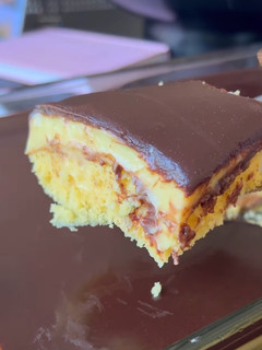 A picture of Boston Cream Pie Poke Cake.