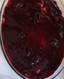 Cheesecake με μαρμελάδα φρούτα του δάσους