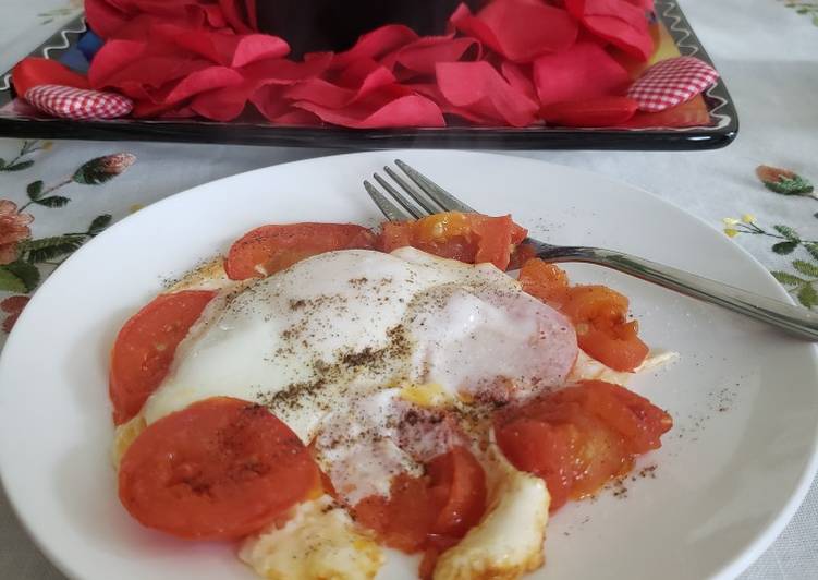 Recipe of Super Quick Homemade Egg 🥚 with tomato 🍅